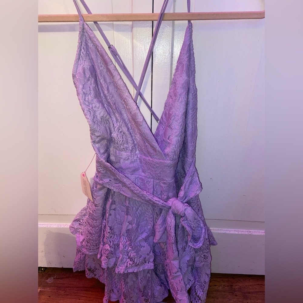 Lavender boutique romper